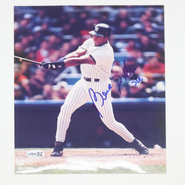 Bernie Williams New York Yankees Autographed 8x10 Photo JSA COA