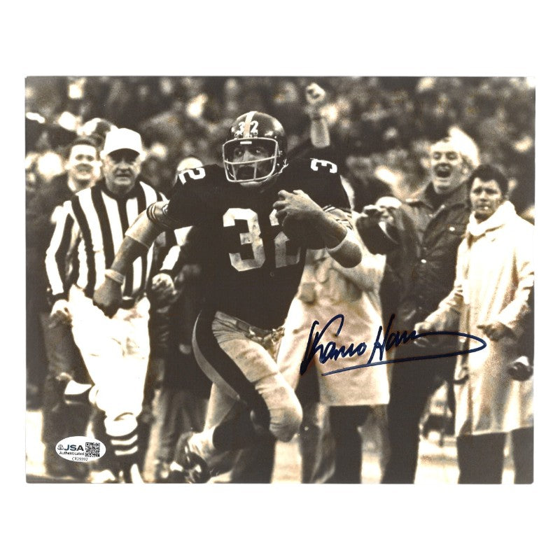 Franco Harris Pittsburgh Steelers Autographed 8x10 Photo JSA COA