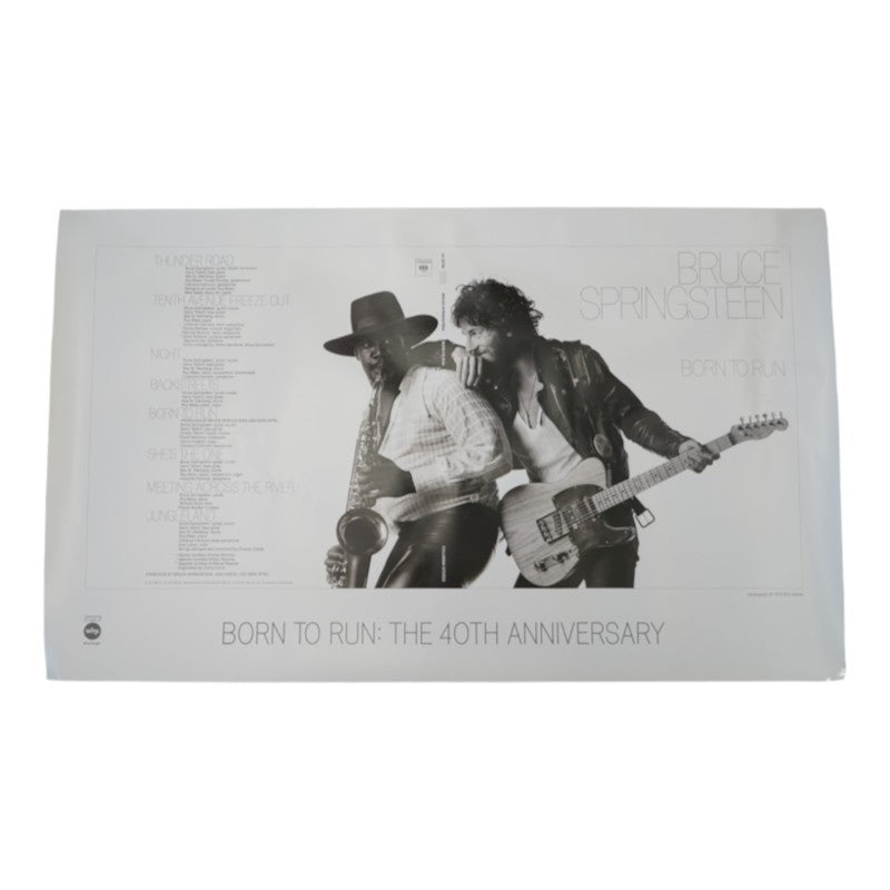 Bruce Springsteen Born to Run 40th Anniversary Poster 40x24