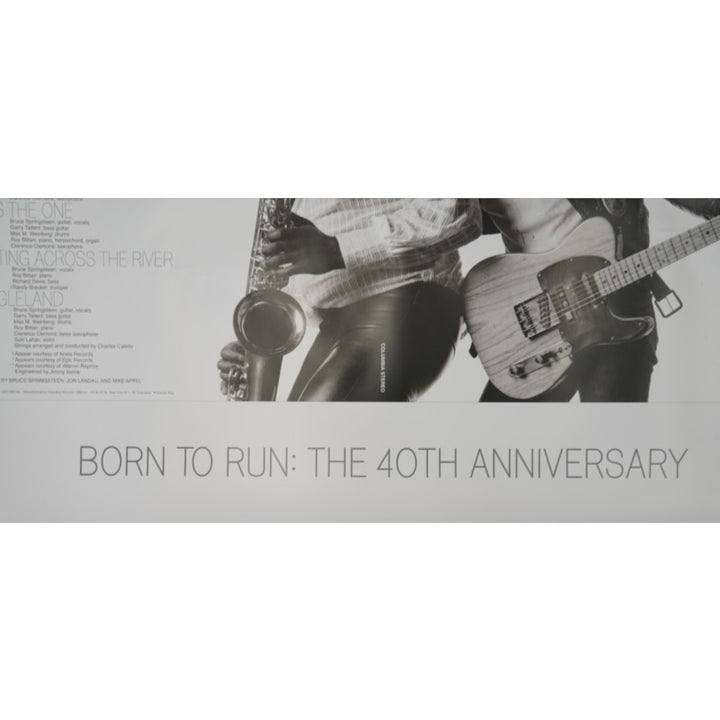 Bruce Springsteen Born to Run 40th Anniversary Poster 40x24