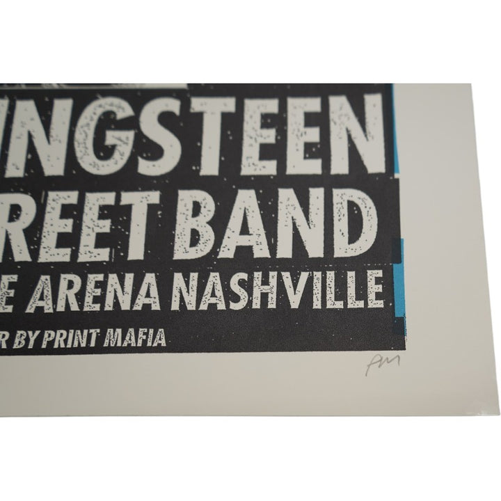 Bruce Springsteen & The E Street Band Nashville 2014 Print Mafia 16x20 Poster LE 213/220 4/17/2014