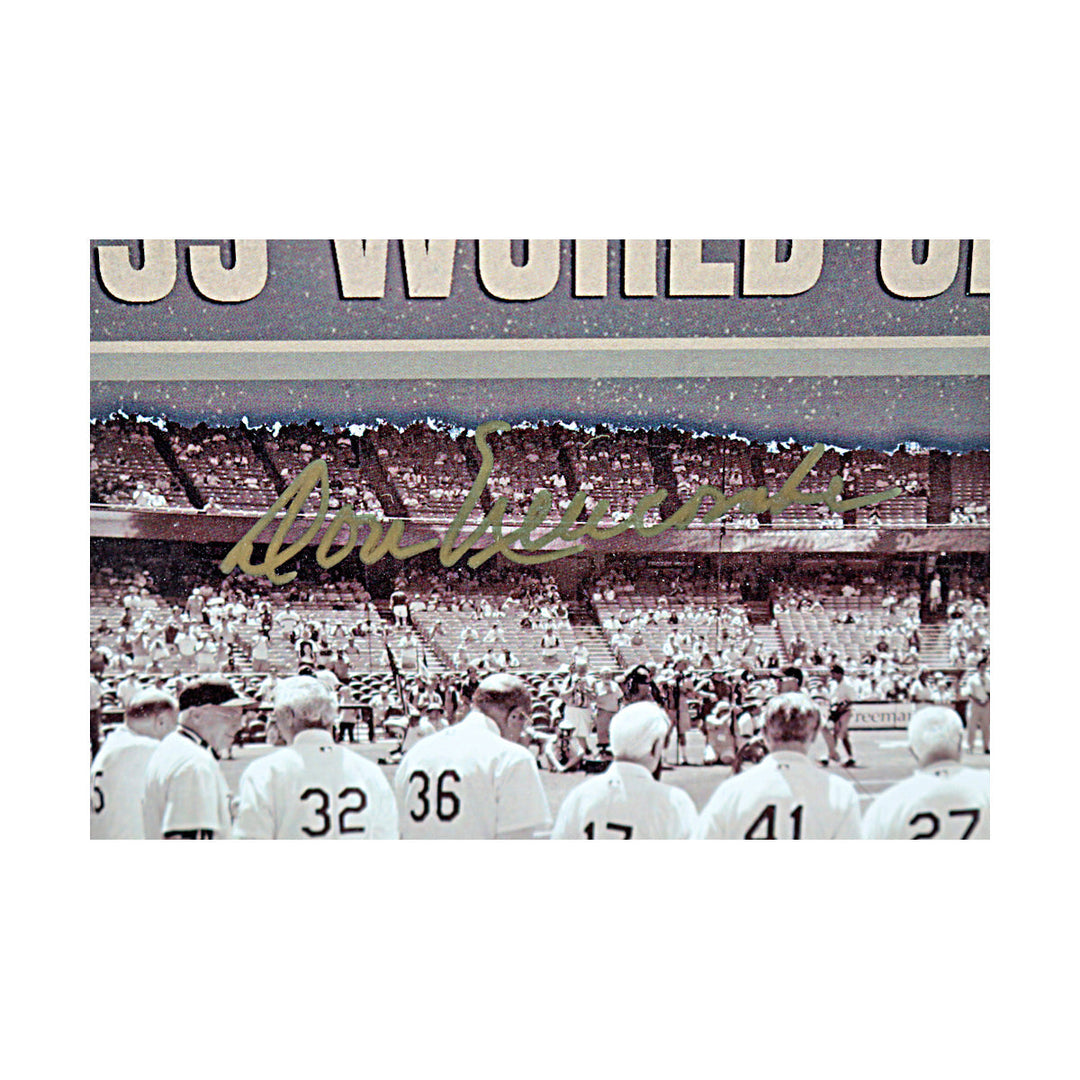 Don Newcombe & Tommy Lasorda Los Angeles Dodgers Dual Sgned Autographed 8x10 Framed Photo (JSA COA #AZ58754)