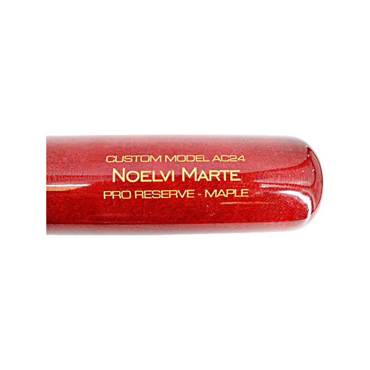Noelvi Marte Cincinati Reds Autographed Signed Victus Red/Black Bat (JSA Holo)