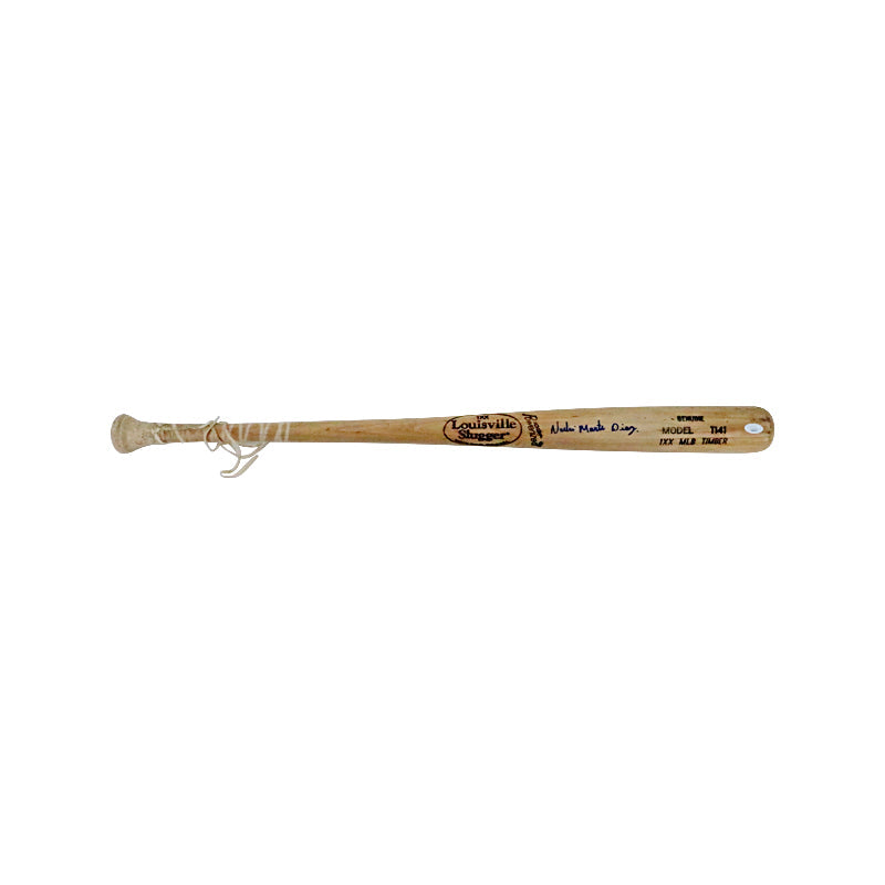 Noelvi Marte Cincinati Reds Autographed Signed Full Name Louisville Slugger Ash Bat (JSA Holo)
