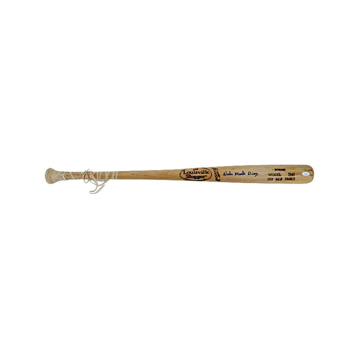 Noelvi Marte Cincinati Reds Autographed Signed Full Name Louisville Slugger Ash Bat (JSA Holo)
