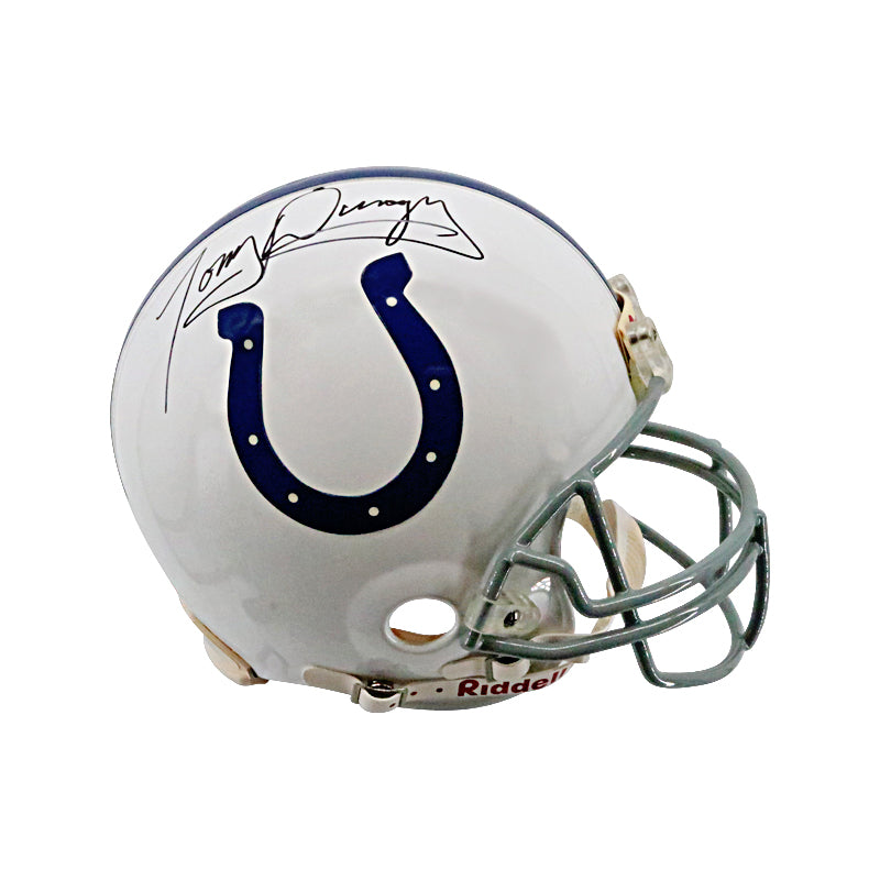 Tony Dungy Indianapolis Colts Autographed Signed Full Size Riddell Authentic Helmet (Steiner COA)