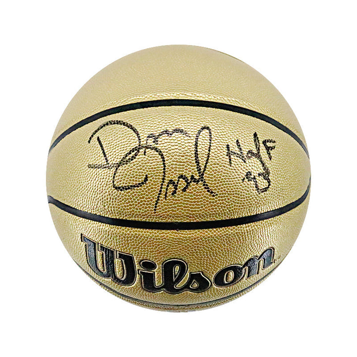 Dan Issel Denver Nuggets Autographed Signed Wilson Gold Edition Basketball (Schwartz Sports COA)