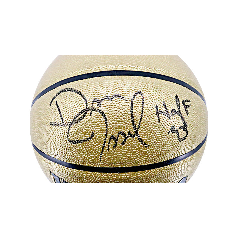 Dan Issel Denver Nuggets Autographed Signed Wilson Gold Edition Basketball (Schwartz Sports COA)