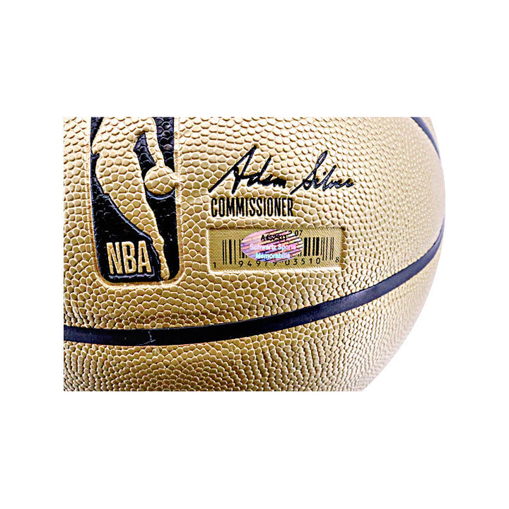 Dan Issel Denver Nuggets Autographed Signed Wilson Gold Edition Basketball (Schwartz Sports COA)