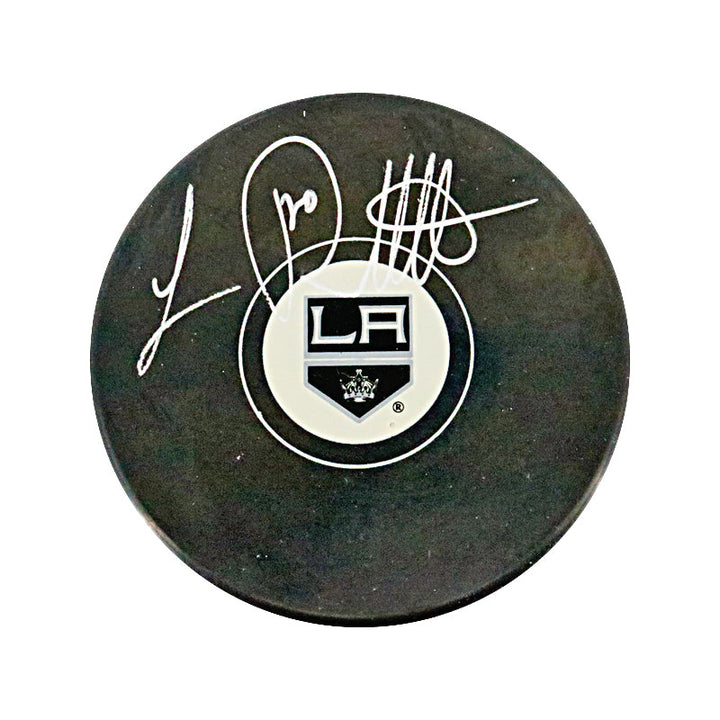 Luc Robitaille Los Angeles Kings Autographed Signed Logo Puck (CoJo Sport COA)