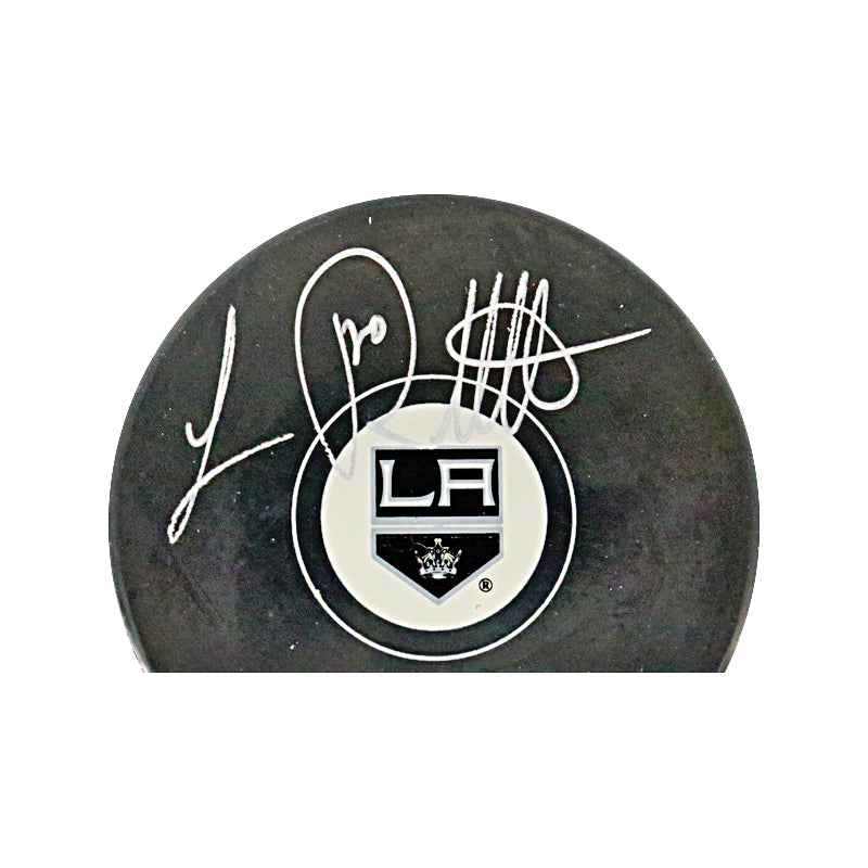Luc Robitaille Los Angeles Kings Autographed Signed Logo Puck (CoJo Sport COA)