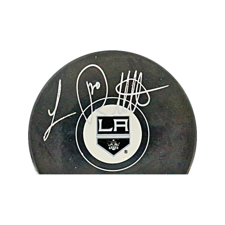 Luc Robitaille Los Angeles Kings Autographed Signed Logo Puck (CoJo Sport COA)