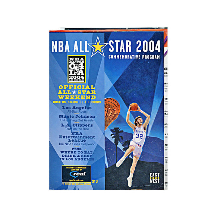 2004 Official NBA All Star Game ASG Souvenir Program Magazine Los Angeles