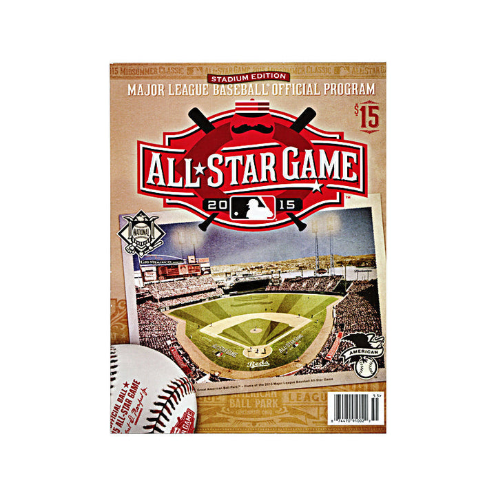 2015 Official Major League Baseball MLB All Star Game ASG Souvenir Program Magazine Cincinnati
