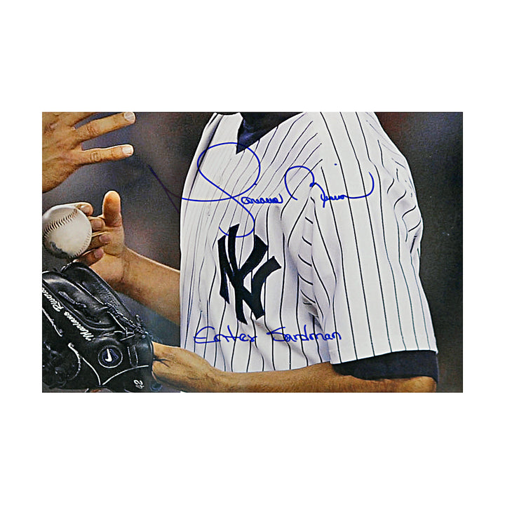 Mariano Rivera, Jorge Posada New York Yankees Autographed Inscribed 16x20 Framed Photo LE 15/20 (Steiner COA)