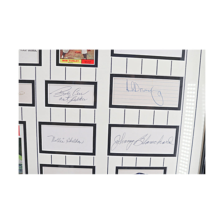 1961 Yankees Multi Cut Signature Collage New York Yankees Autographed Framed 33x42 (All American Collectibles)