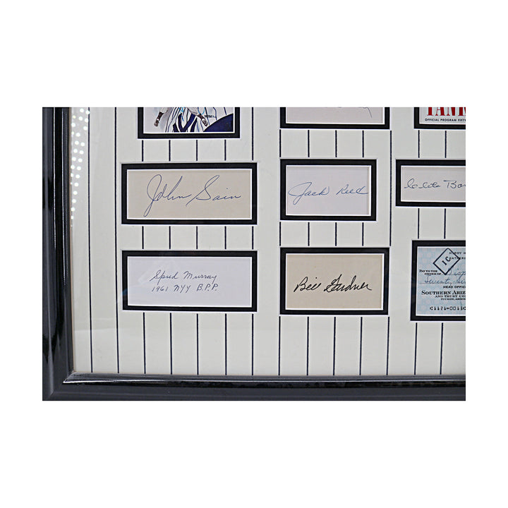 1961 Yankees Multi Cut Signature Collage New York Yankees Autographed Framed 33x42 (All American Collectibles)