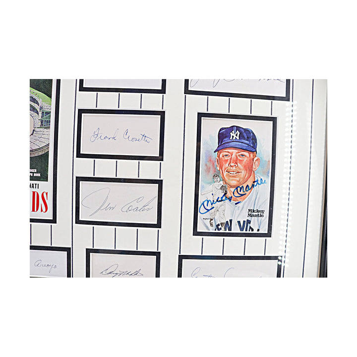 1961 Yankees Multi Cut Signature Collage New York Yankees Autographed Framed 33x42 (All American Collectibles)