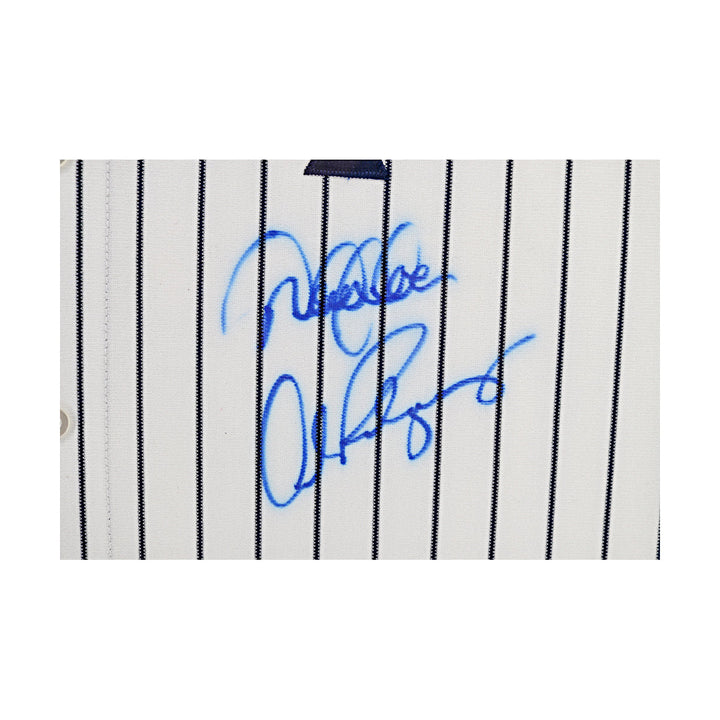 Derek Jeter Alex Rodriguez New York Yankees Autographed Framed Jersey LE 86/150 (Steiner/MLB Holos)