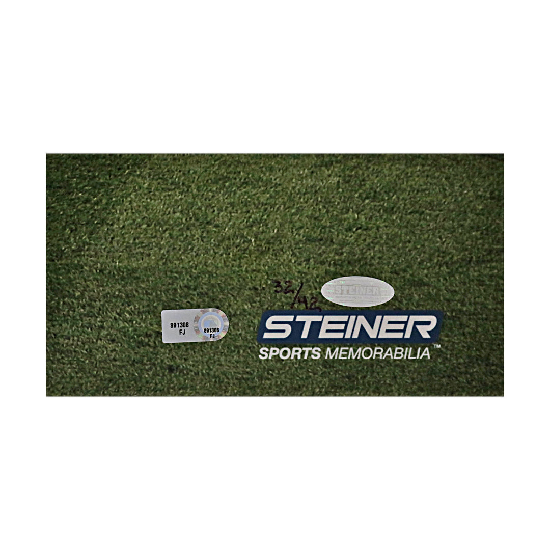 Yankees Multi Signed New York Yankees Autographed Inscribed 16x20 Photo Rivera Entering Game (Steiner COA/MLB Holo)