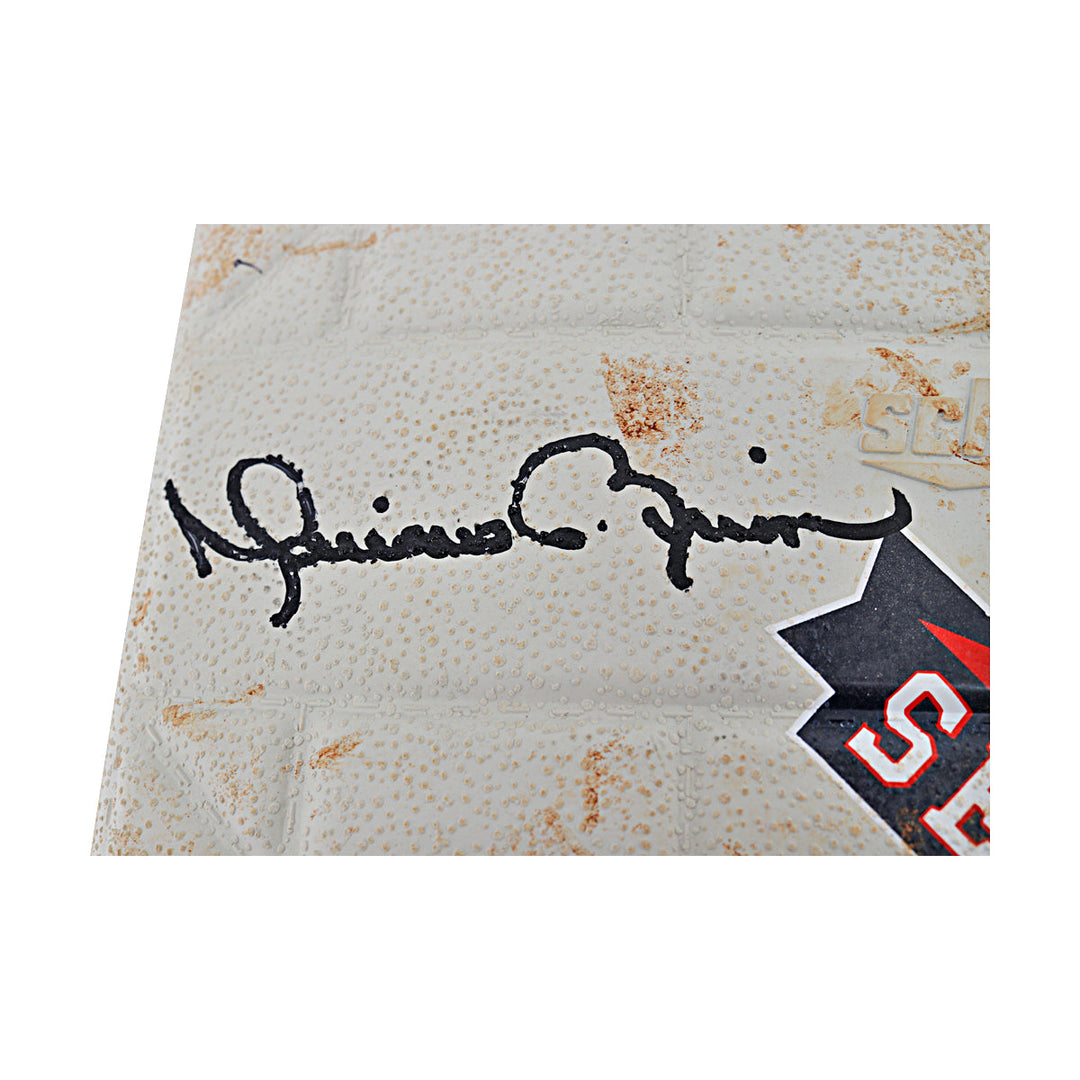 Mariano Rivera, Andy Pettitte New York Yankees Autographed Game Used Base 9/28/13 (MLB Holo)