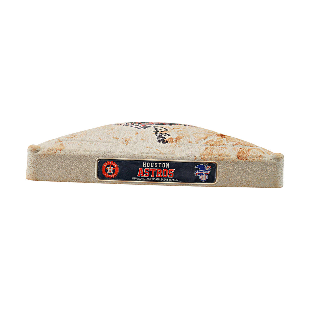 Mariano Rivera, Andy Pettitte New York Yankees Autographed Game Used Base 9/28/13 (MLB Holo)