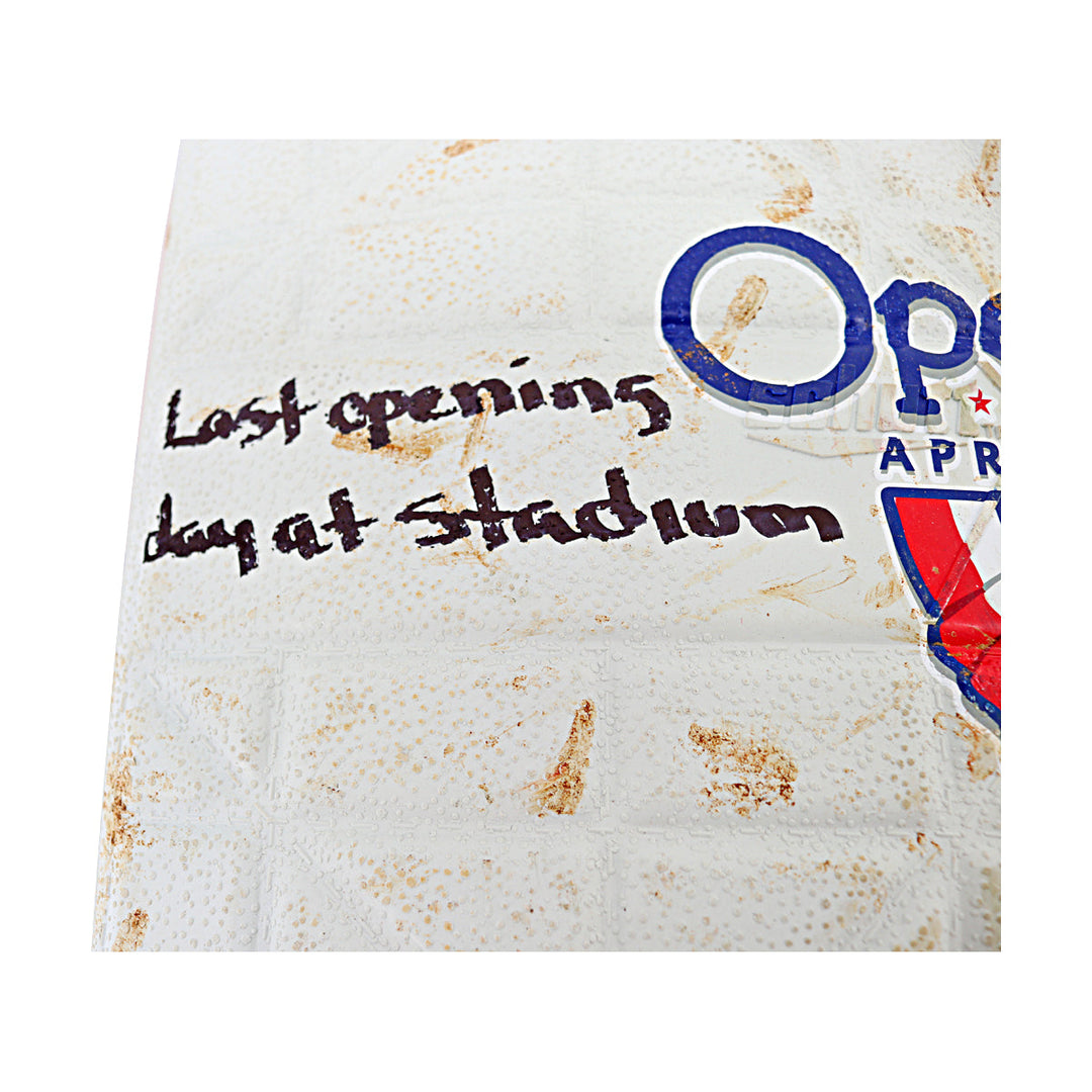 Mariano Rivera New York Yankees Autographed Inscribed Game Used Base 4/01/13 (MLB Holo)