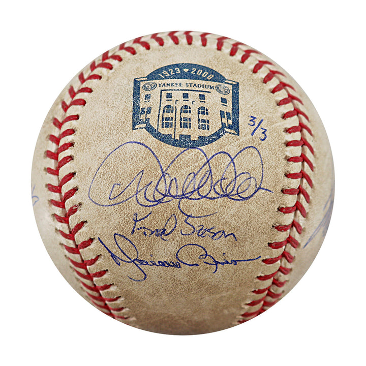 Mariano Rivera New York Yankees Autographed Inscribed Game Used Base 4/01/13 (MLB Holo)