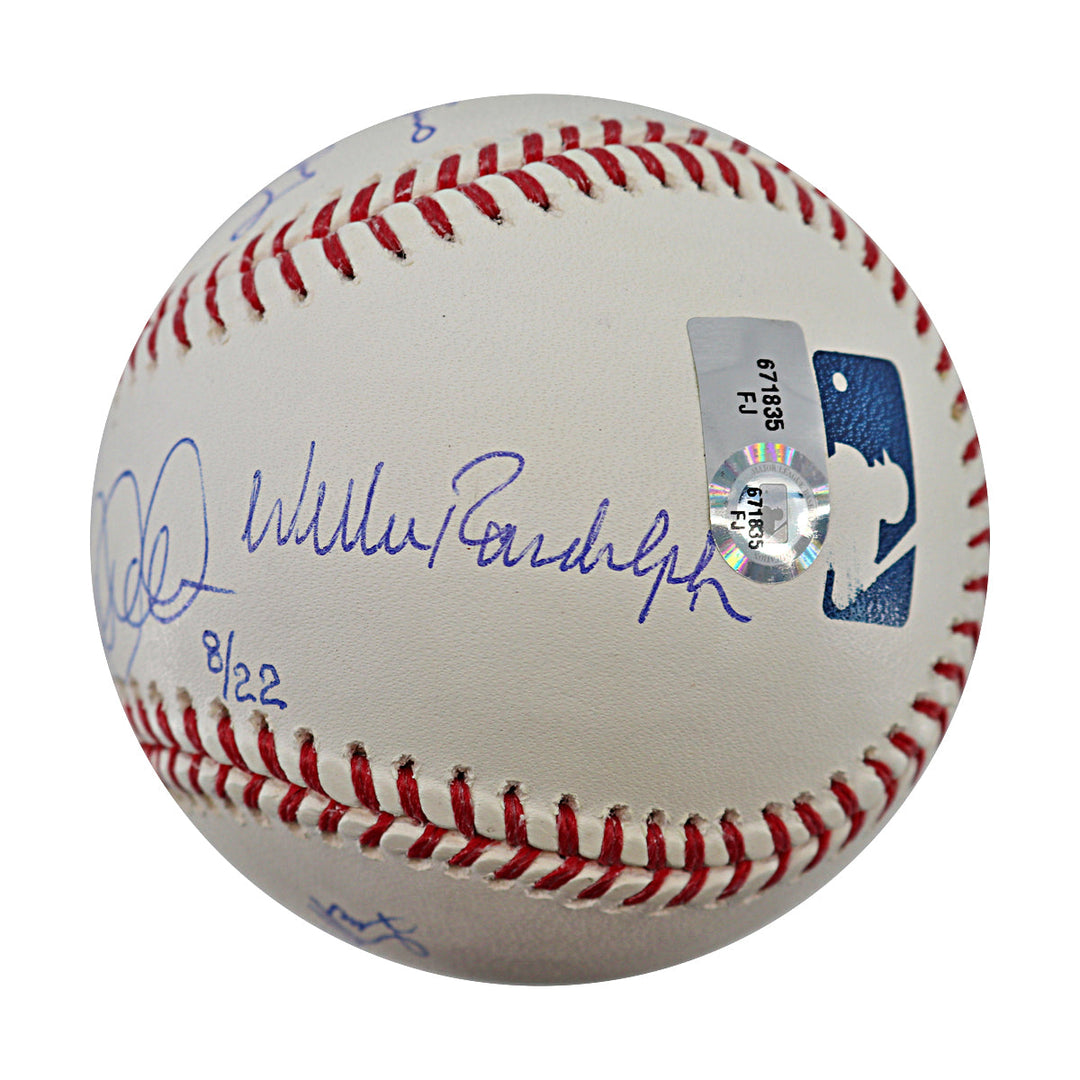 Randolph, Jeter, Mattingly, Nettles, Guidry New York Yankees Autographed OMLB Baseball (Steiner COA)