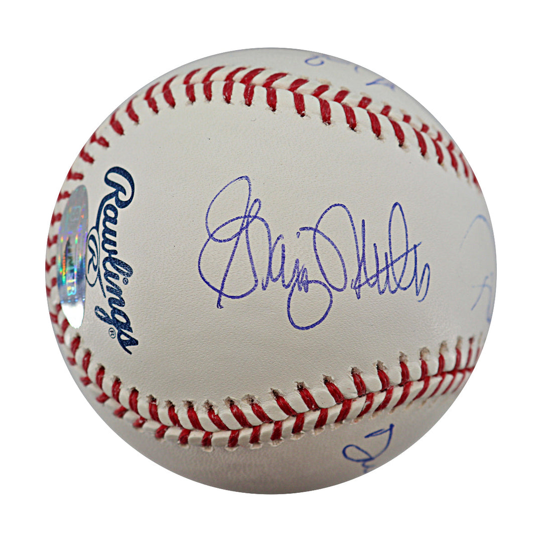 Randolph, Jeter, Mattingly, Nettles, Guidry New York Yankees Autographed OMLB Baseball (Steiner COA)