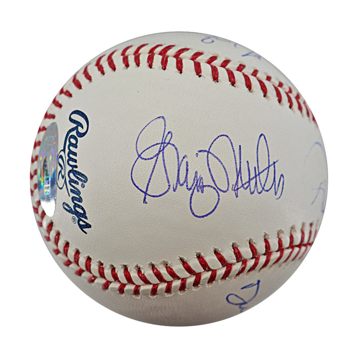 Randolph, Jeter, Mattingly, Nettles, Guidry New York Yankees Autographed OMLB Baseball (Steiner COA)