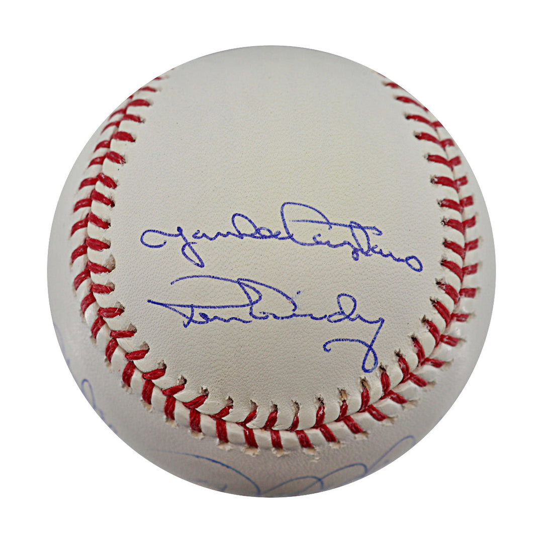 Randolph, Jeter, Mattingly, Nettles, Guidry New York Yankees Autographed OMLB Baseball (Steiner COA)