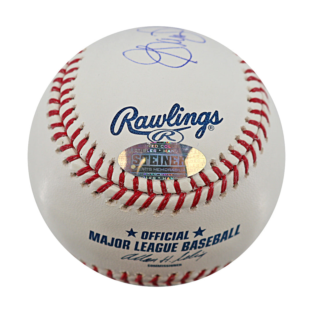 Randolph, Jeter, Mattingly, Nettles, Guidry New York Yankees Autographed OMLB Baseball (Steiner COA)