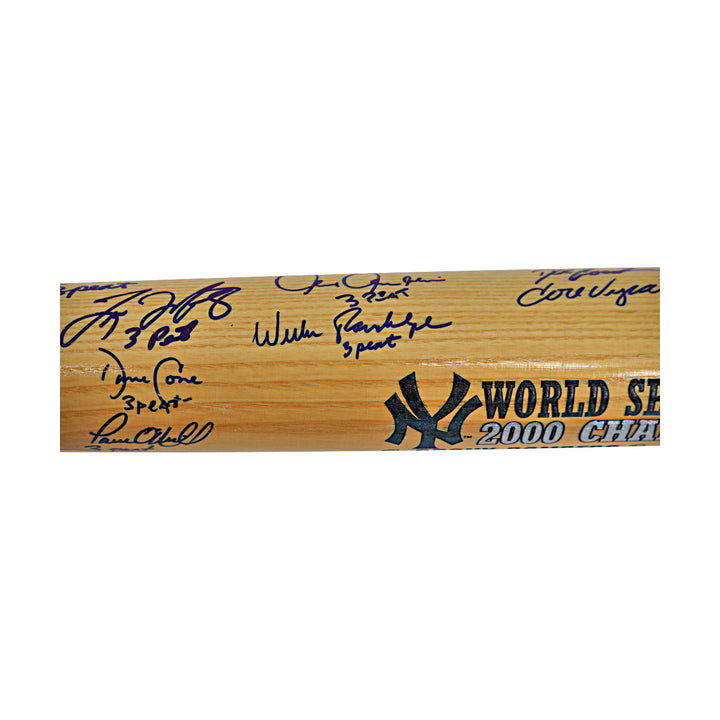 2000 Team Signed New York Yankees Autographed Cooperstown Bat LE 13/26 (All American Collectibles Holo)