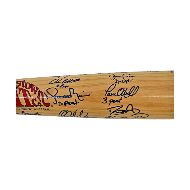 2000 Team Signed New York Yankees Autographed Cooperstown Bat LE 13/26 (All American Collectibles Holo)