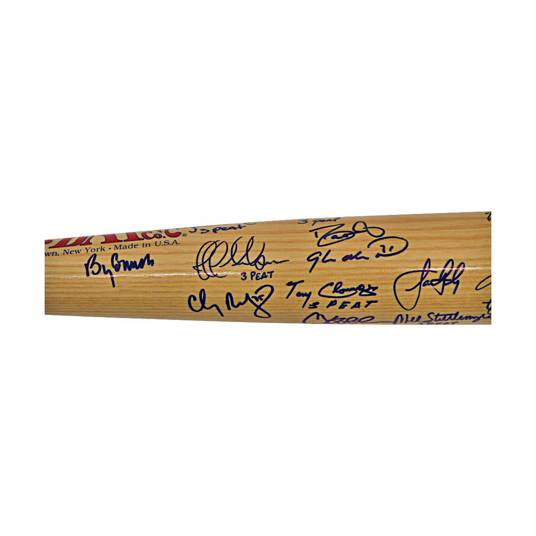 2000 Team Signed New York Yankees Autographed Cooperstown Bat LE 13/26 (All American Collectibles Holo)