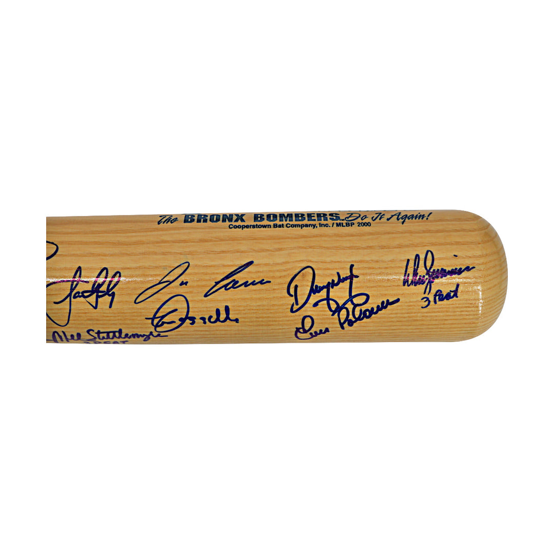 2000 Team Signed New York Yankees Autographed Cooperstown Bat LE 13/26 (All American Collectibles Holo)
