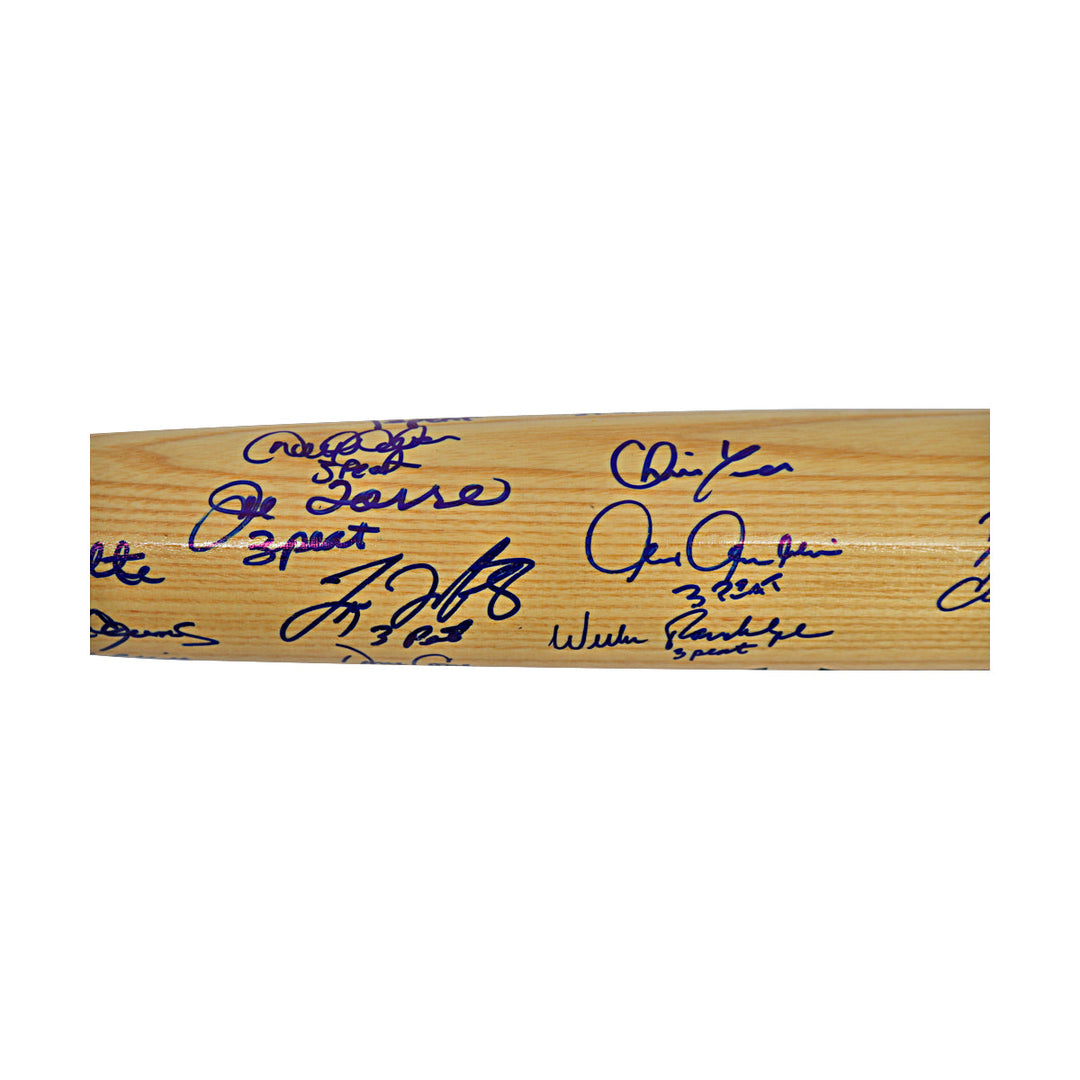 2000 Team Signed New York Yankees Autographed Cooperstown Bat LE 13/26 (All American Collectibles Holo)
