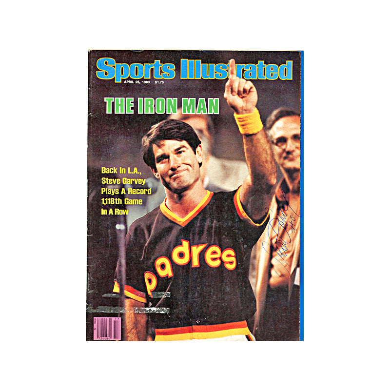 Steve Garvey San Diego Padres Autographed Signed April 1983 Sports Illustrated No Label (JSA COA)