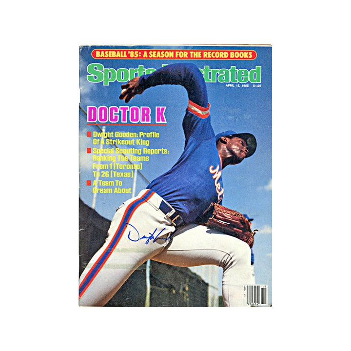 Dwight Doc Gooden New York Mets Autographed Signed April 1985 Sports Illustrated (JSA COA)