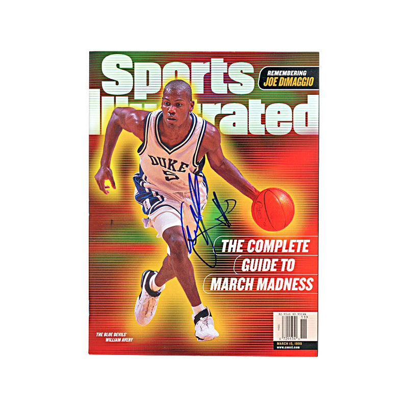 William Avery Duke Blue Devils Autographed Signed March 1999 Sports Illustrated (JSA COA)