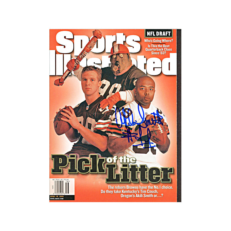 Akili Smith Cincinnati Bengals Autographed Signed April 1999 Sports Illustrated (JSA COA)