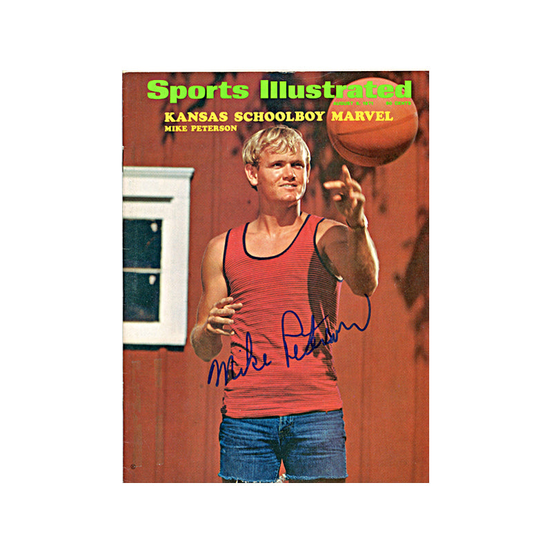 Mike Peterson Autographed Signed August 1971 Sports Illustrated (JSA COA)