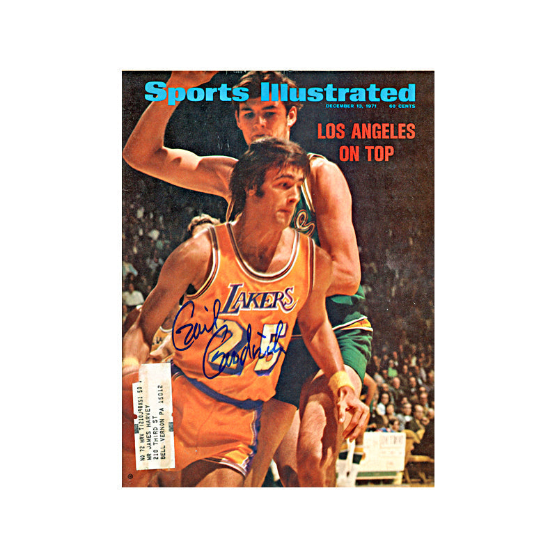 Gail Goodrich Los Angeles Lakers Autographed Signed December 1971 Sports Illustrated (JSA COA)
