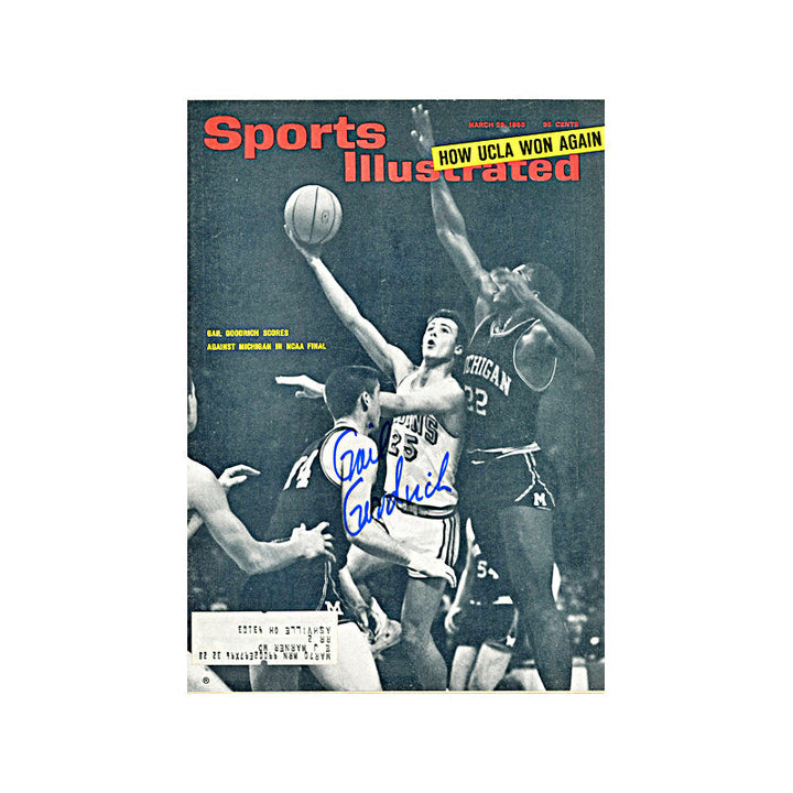 Gail Goodrich UCLA Bruins Autographed Signed March 1965 Sports Illustrated (JSA COA)