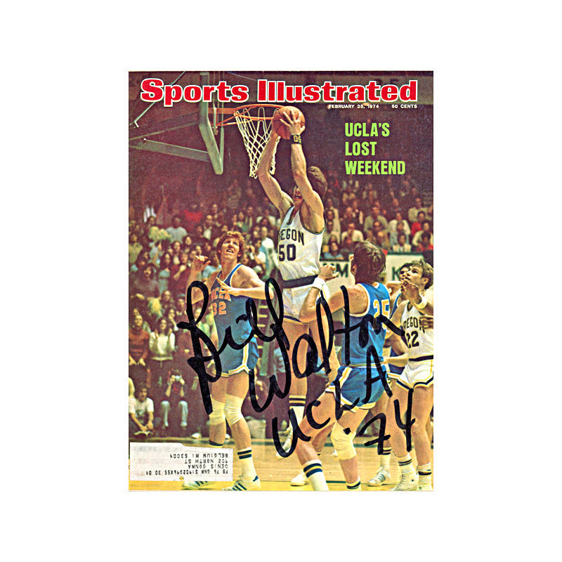 Bill Walton UCLA Bruins Autographed Signed February 1974 Sports Illustrated (JSA COA)