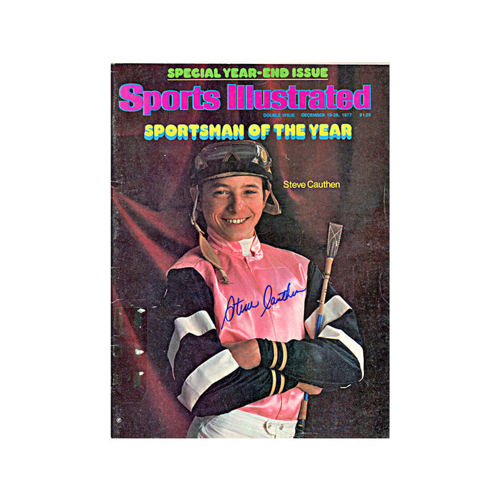 Steve Cauthen Autographed Signed December 1977 Sports Illustrated (JSA COA)