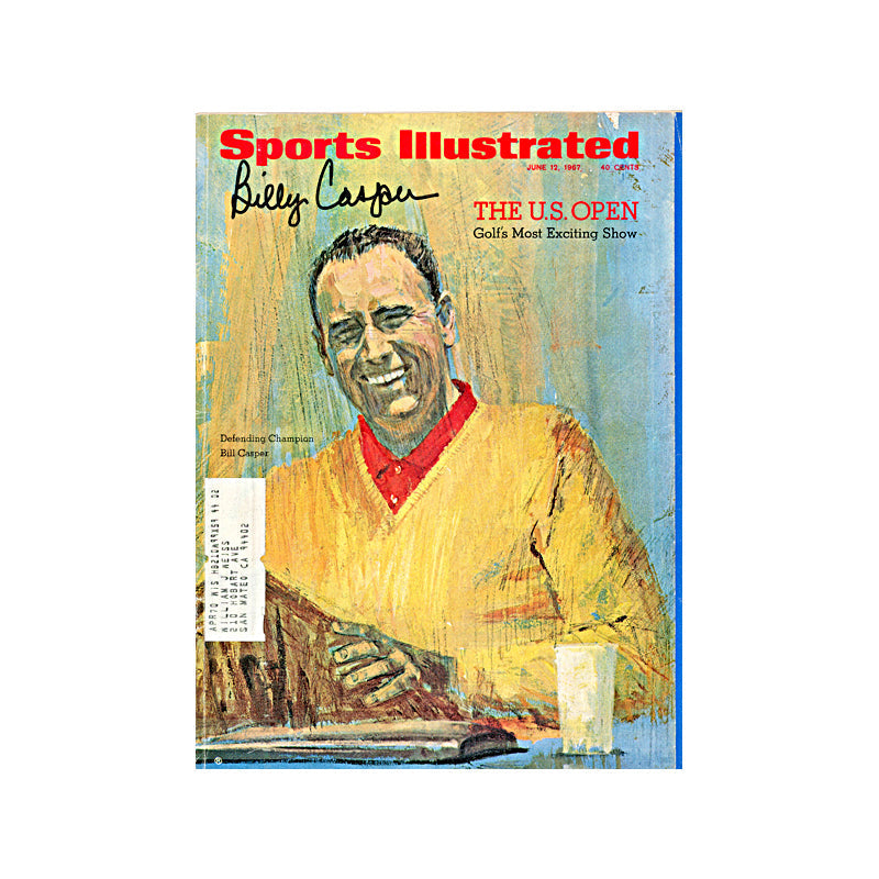 Billy Casper Autographed Signed June 1967 Sports Illustrated (JSA COA)