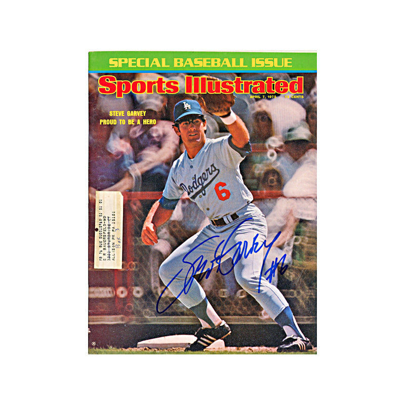 Steve Garvey Los Angeles Dodgers Autographed Signed April 1975 Sports Illustrated (JSA COA)