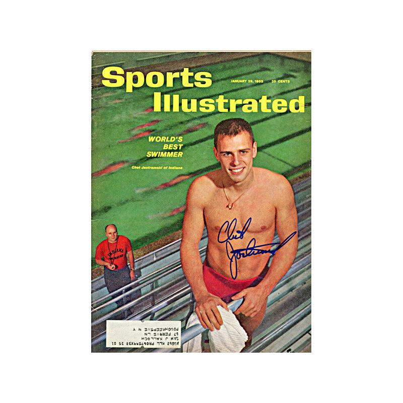 Chet Jastremski Autographed Signed January 1962 Sports Illustrated (JSA COA)